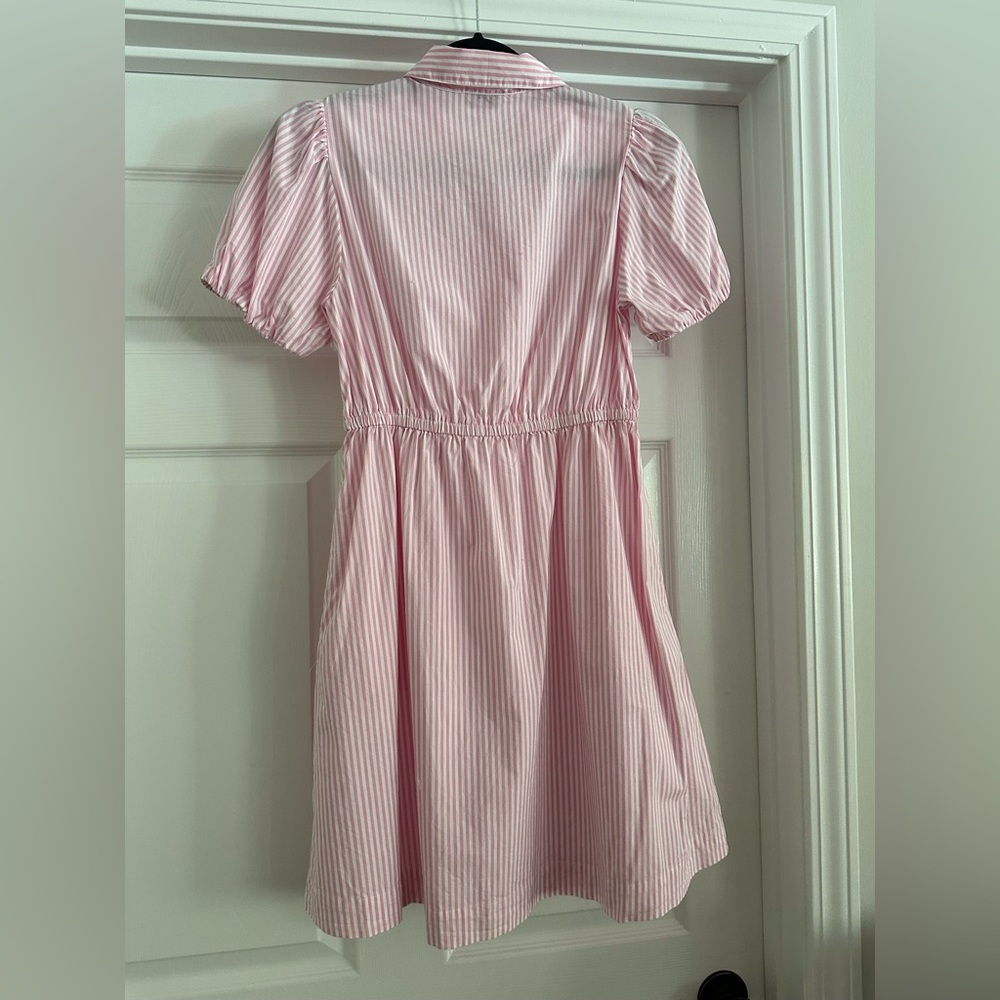 Pink Striped Women’s Dress - Picture 2 of 4